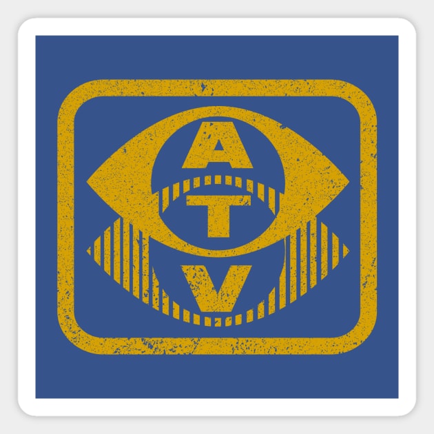 ATV (Vintage TV Station) Magnet by n23tees